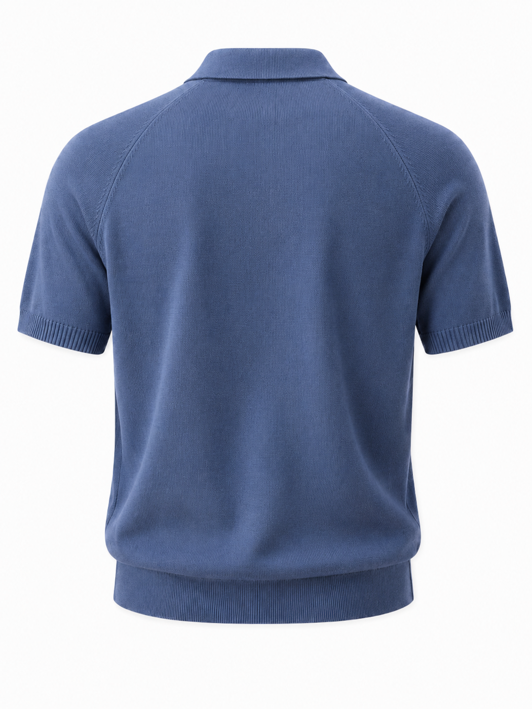 Loro Piana Zip Knit Polo – Navy
