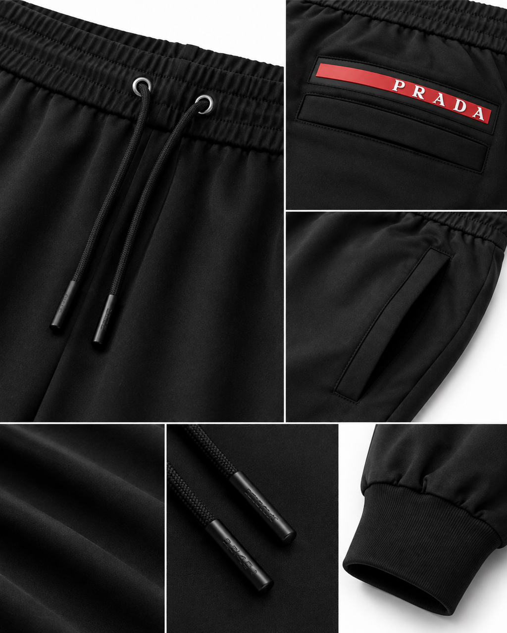 Prada - Black Soft Jogger