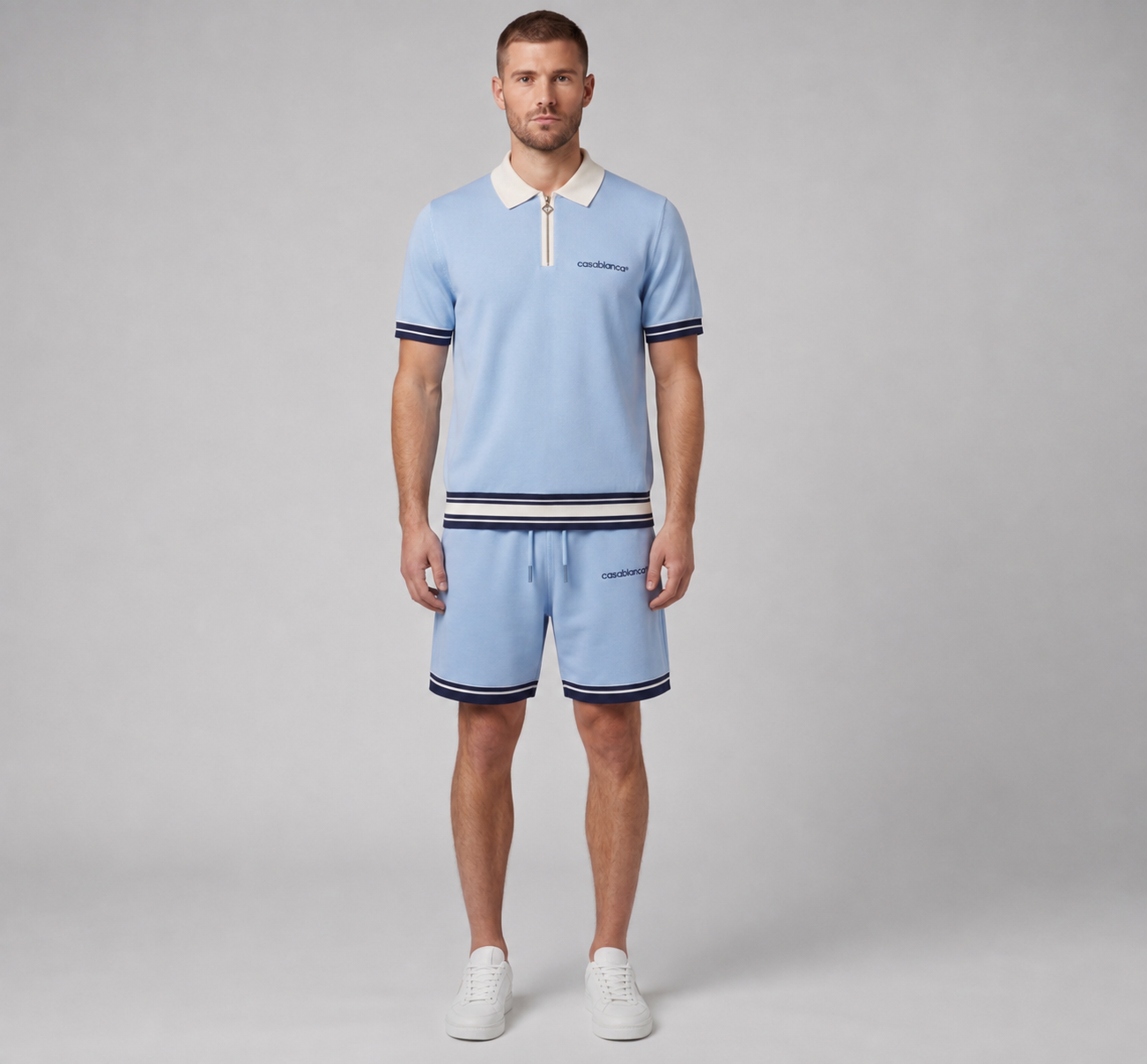 Casablanca Knit Polo Set