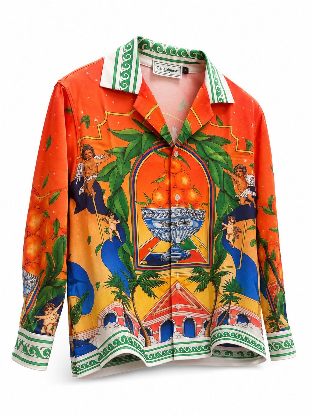 Casablanca Printed Silk Shirt