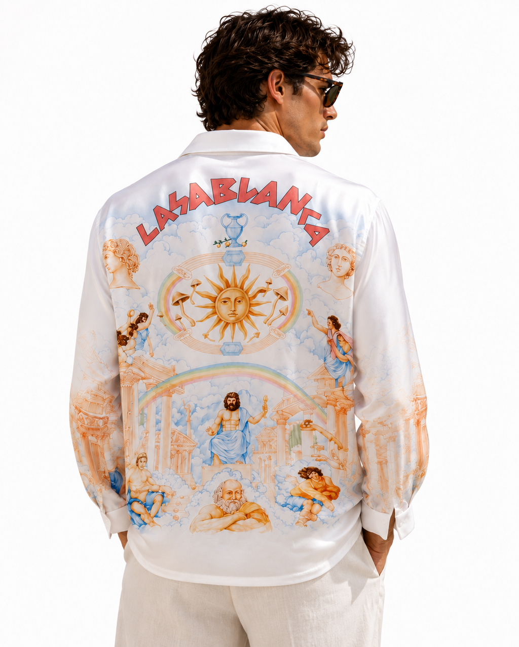 Casablanca Printed Silk Shirt