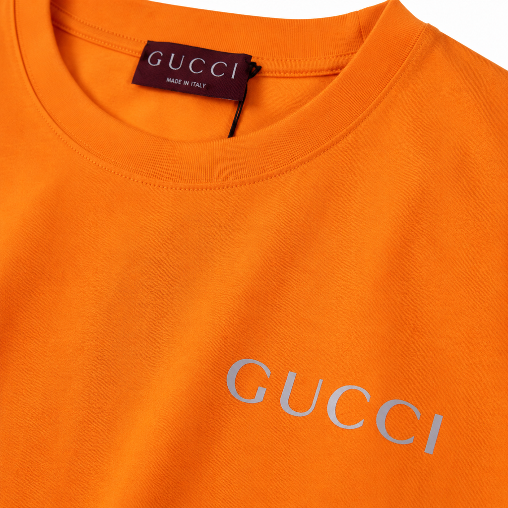 GC-  Orange Washed T-Shirt over sized