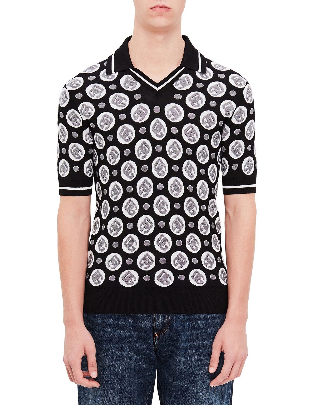 DOLCE & GABBANA
D&G COIN KNIT POLO