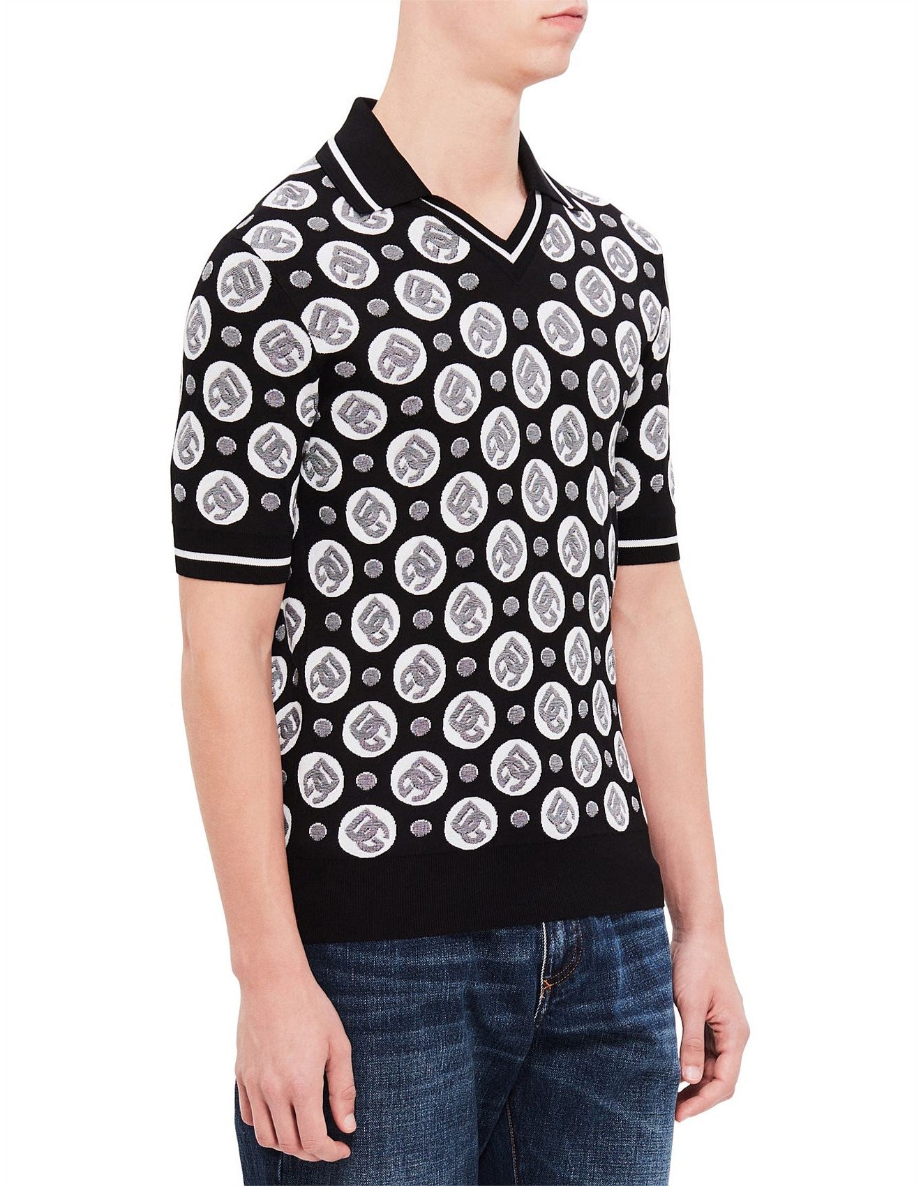 DOLCE & GABBANA
D&G COIN KNIT POLO