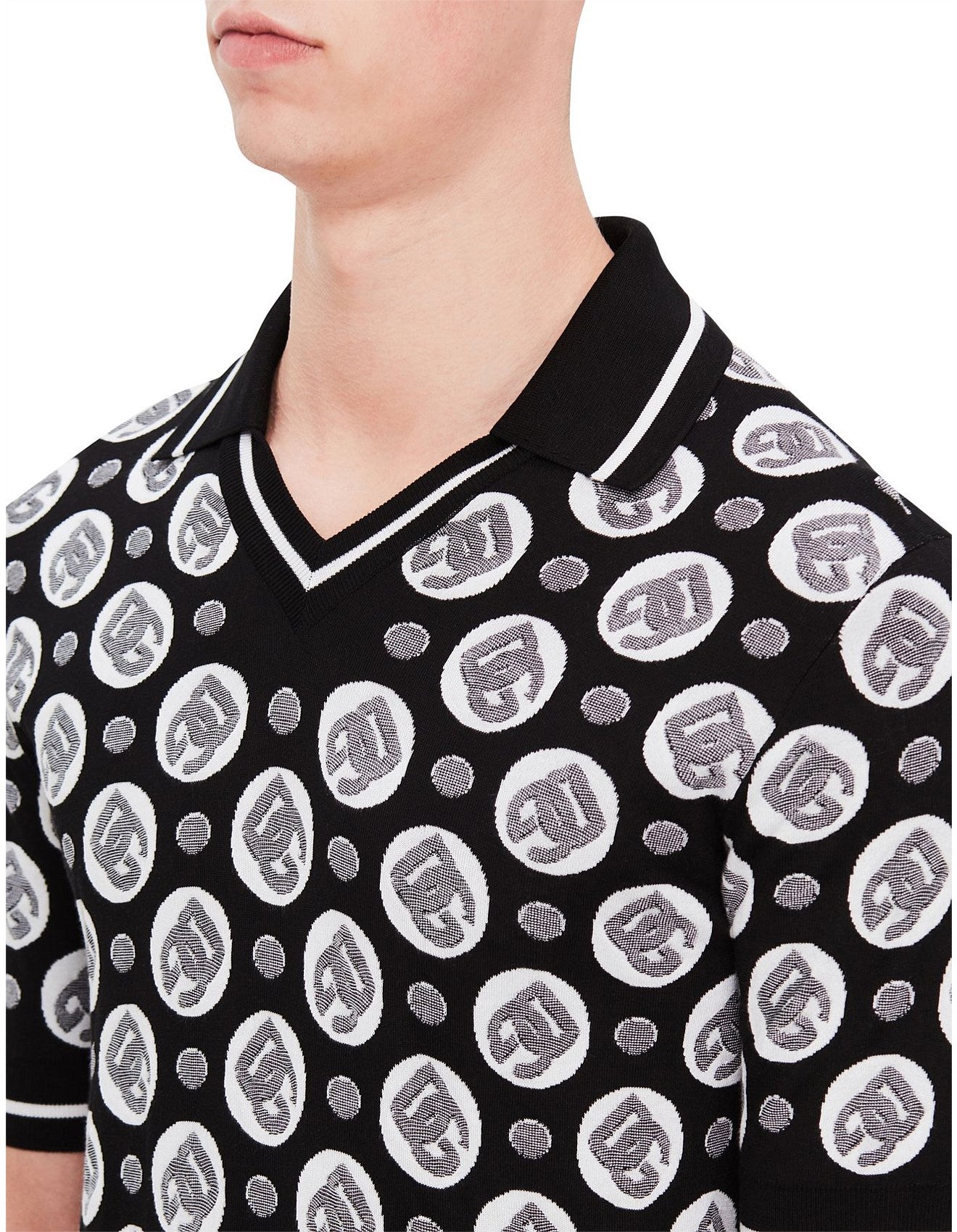 DOLCE & GABBANA
D&G COIN KNIT POLO