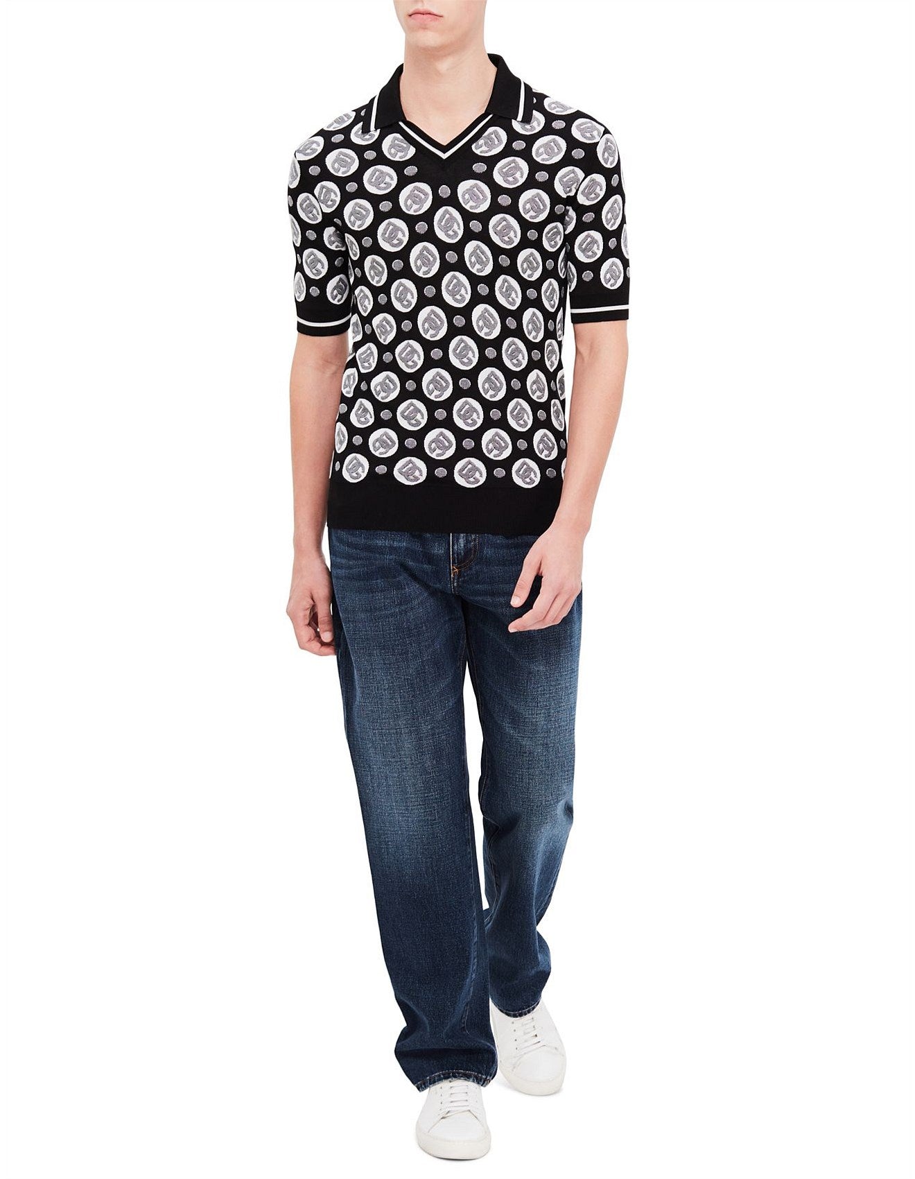 DOLCE & GABBANA
D&G COIN KNIT POLO