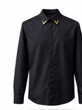 Vallentino shirt black with gold logo