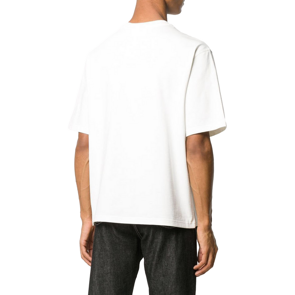 AMI PARIS De Coeur Chain Stitch Tee Whitea