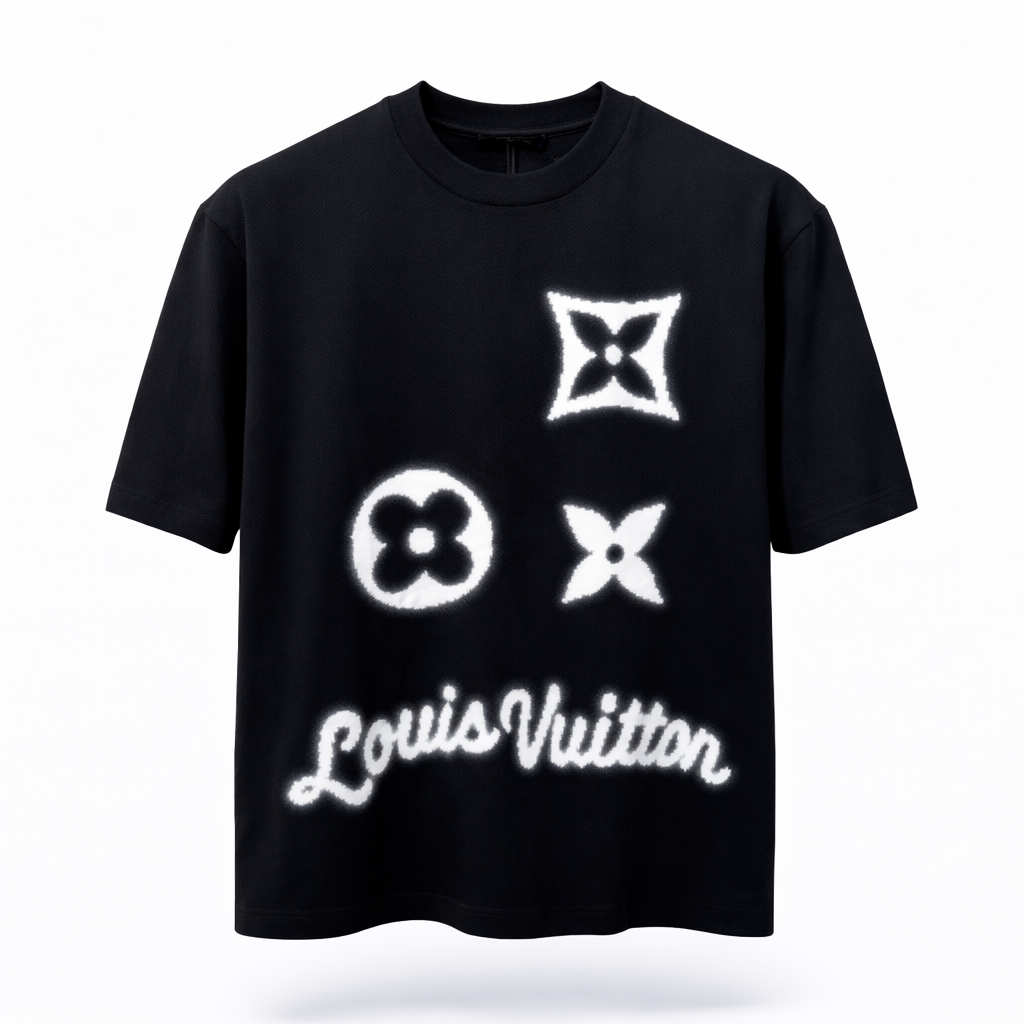 LOUIS VUITTON - Monogram Short-Sleeved Knitted Crewneck