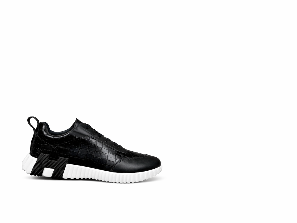 Hermes - Bouncing Sneaker Suede Matte Niloticus Crocodile