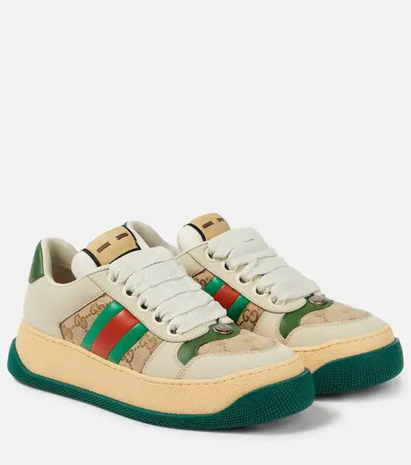 GUCCI 
Screener Leather Sneakers