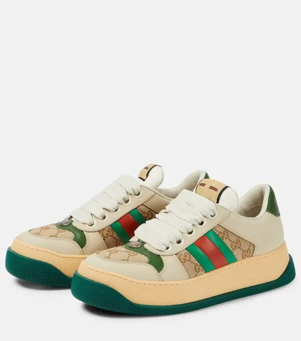 GUCCI 
Screener Leather Sneakers