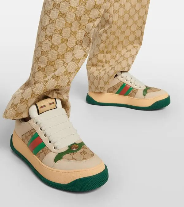 GUCCI 
Screener Leather Sneakers