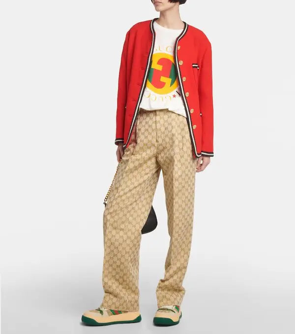 GUCCI 
Screener Leather Sneakers