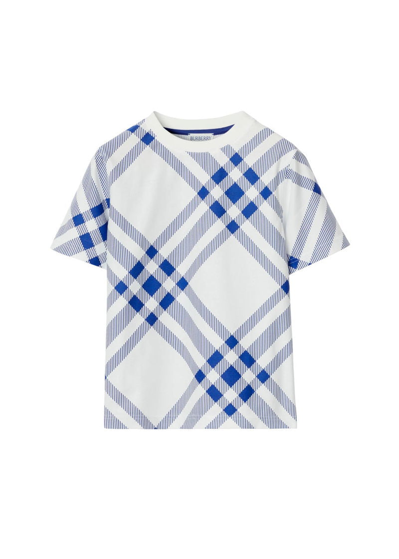 BURBERRY

Check Cotton T-Shirt