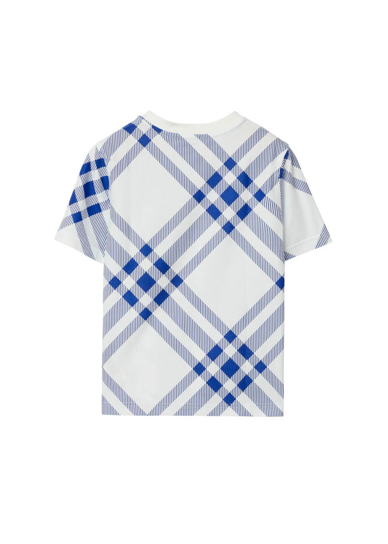 BURBERRY

Check Cotton T-Shirt