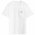 Valentino Men's V Pocket Logo Shirt in White