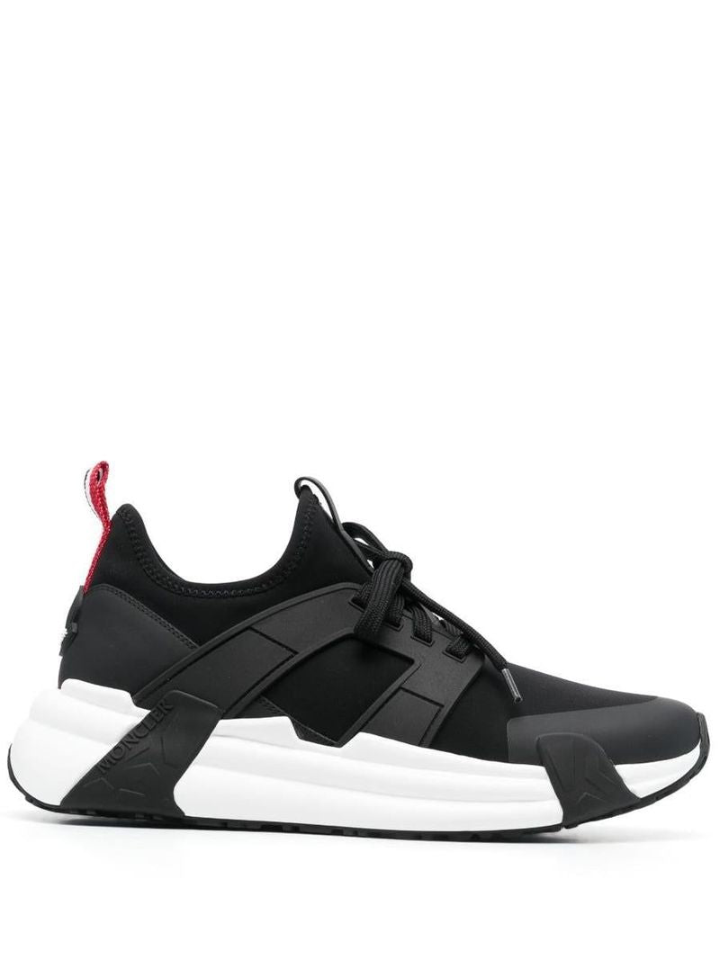MONCLER - low top black sneakers
