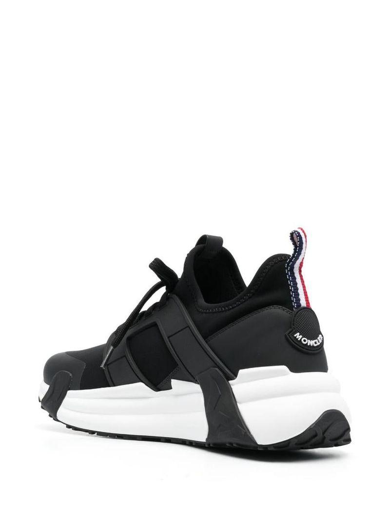 MONCLER - low top black sneakers