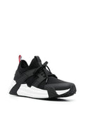 MONCLER - low top black sneakers