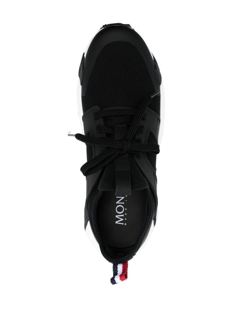 MONCLER - low top black sneakers