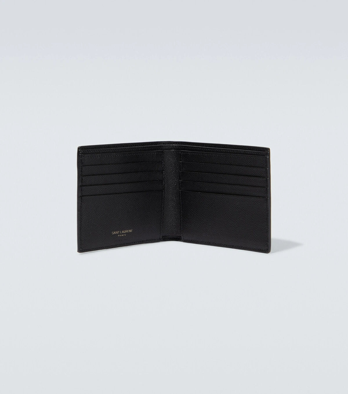 Saint Laurent - Cassandre East/West folded leather wallet