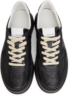 Gucci Black GG Embossed Sneakers