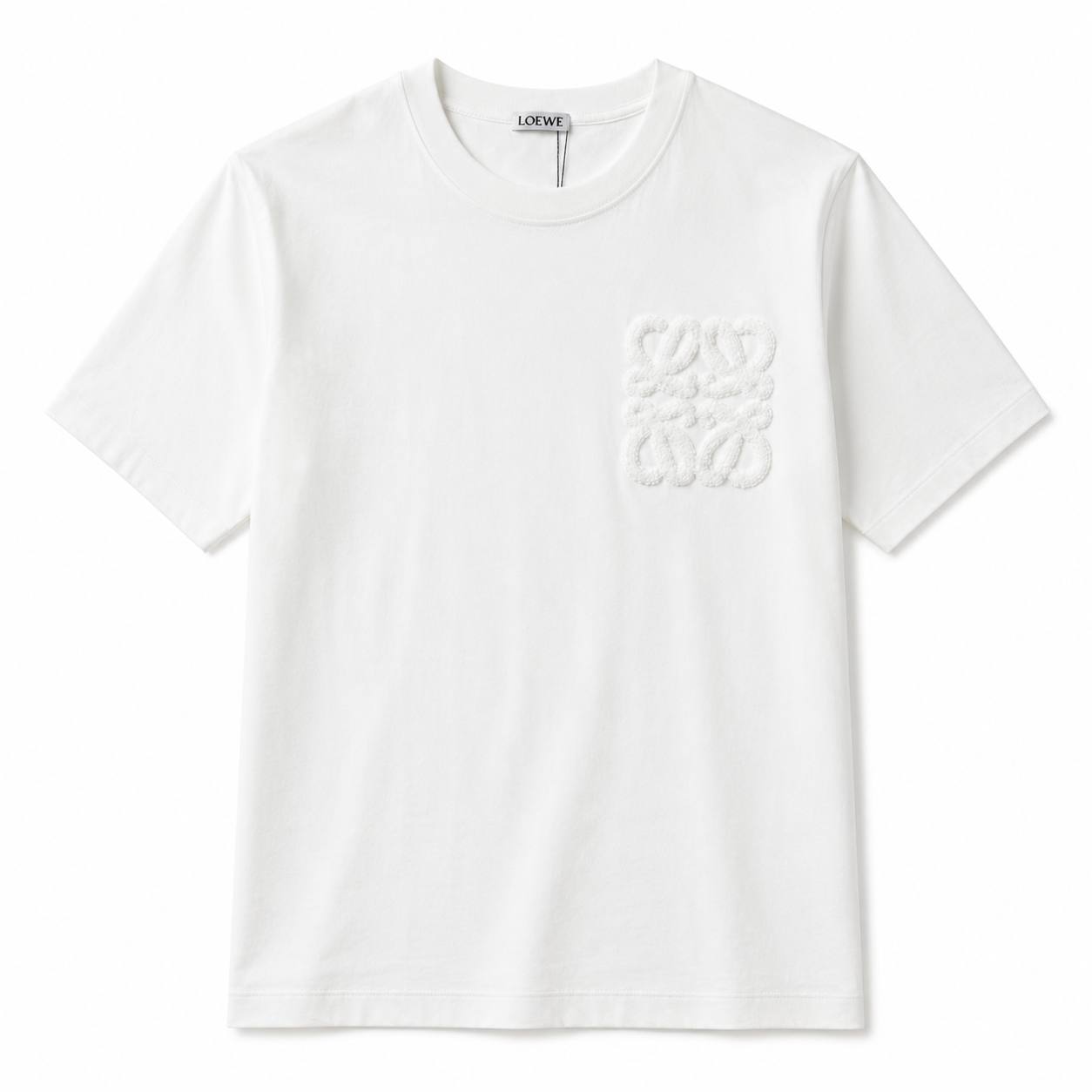 LOEWE Anagram Terry Logo T-Shirt – White