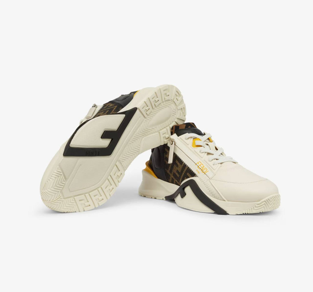 Fendi Flow Sneakers White leather low-tops