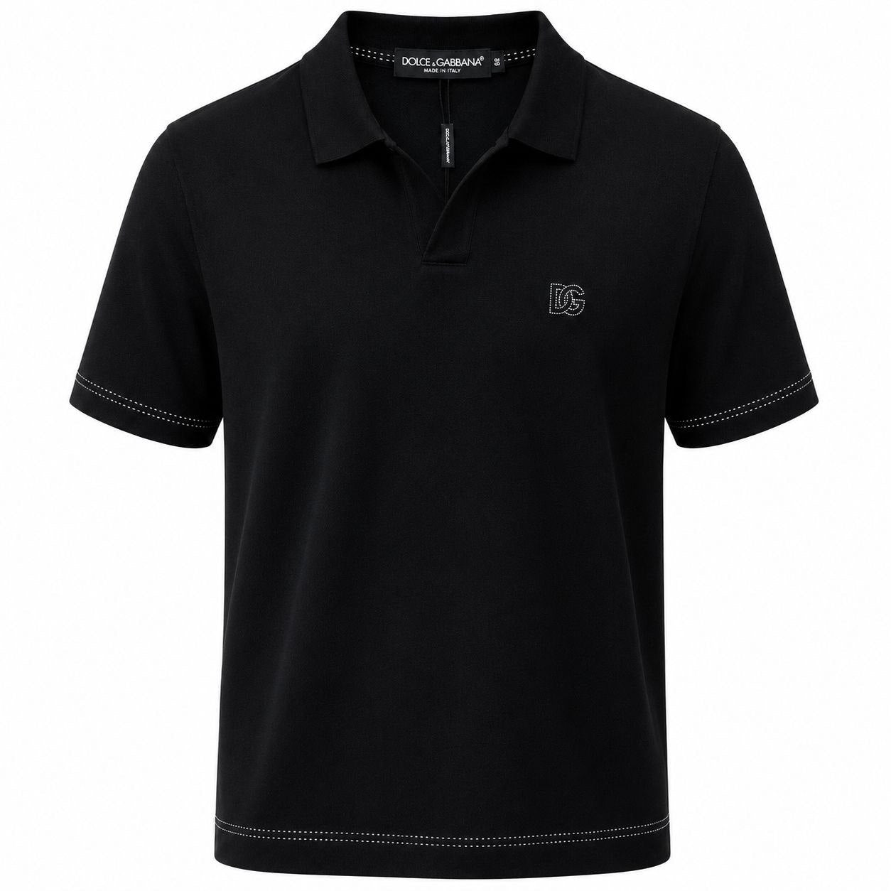 D&G Black Polo T-Shirt