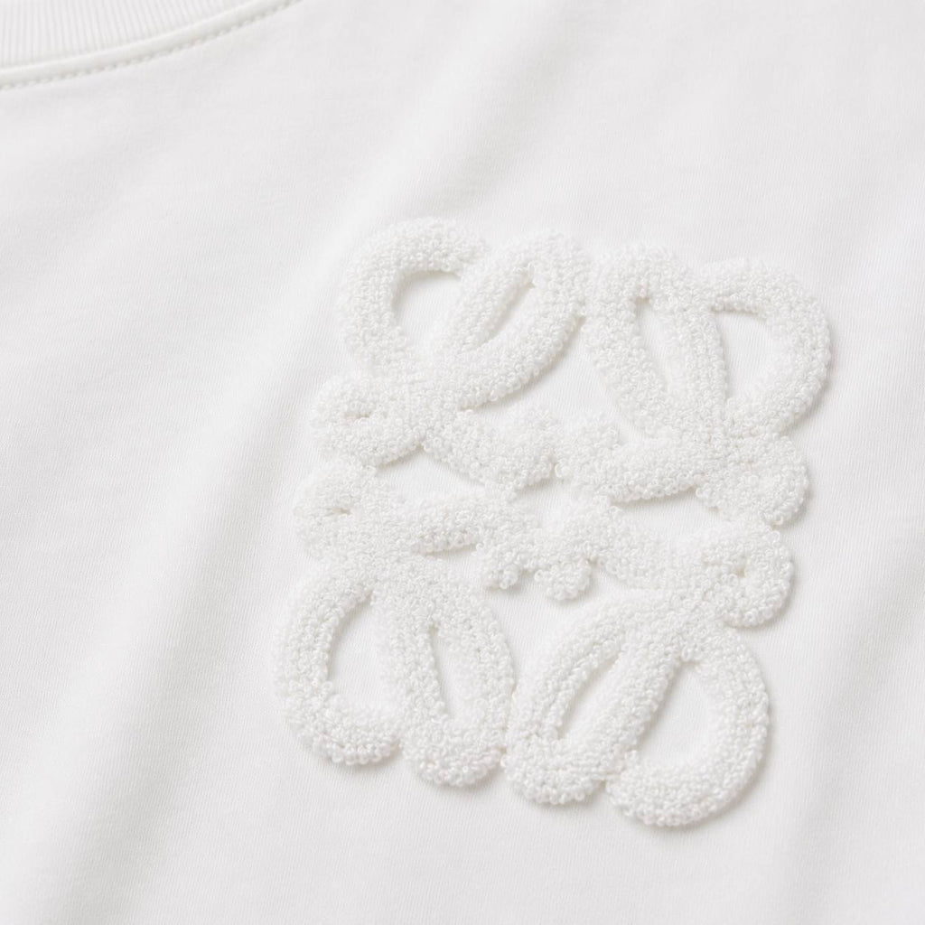 LOEWE Anagram Terry Logo T-Shirt – White