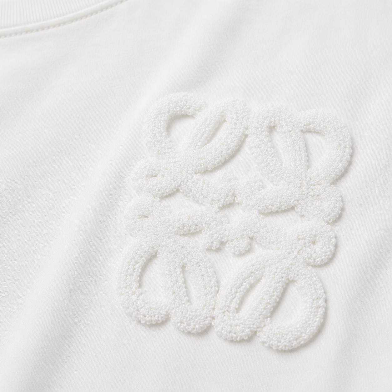 LOEWE Anagram Terry Logo T-Shirt – White