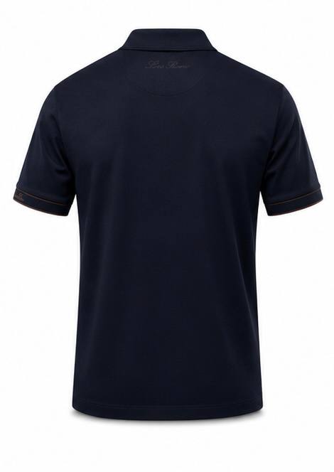 Loro Piana Marseille Polo Shirt – Navy Blue