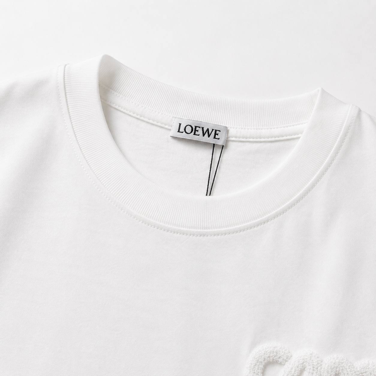 LOEWE Anagram Terry Logo T-Shirt – White