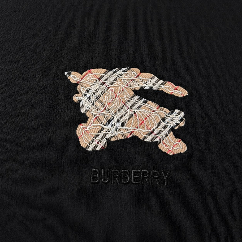 Burberry Equestrian Knight Check Cotton T-Shirt