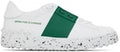 Valentino Garavani White & Green Open For A Change Sneakers