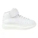 Alexander McQueen Hi Top Strap Wedge Sole Sneaker