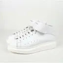 Alexander McQueen Hi Top Strap Wedge Sole Sneaker