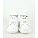 Alexander McQueen Hi Top Strap Wedge Sole Sneaker